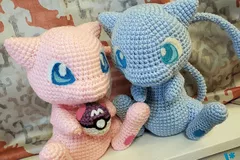 Mew Crochet Pattern By 1 Up Crochet