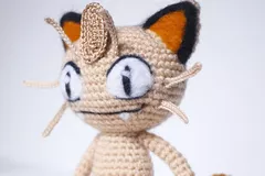 Meowth Amigurumi Pattern By Cathrine Johansson