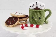 Crochet Christmas Amigurumi Food Pattern By Yarn Blossom Boutique