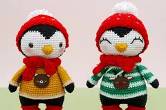 Crochet Christmas Penguin Amigurumi Pattern By Tites Mains De Khuccay