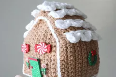 Crochet Gingerbread House Pattern By Repeat Crafter Me