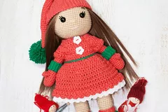 Christmas Doll Crochet Pattern By Amigurumi Today