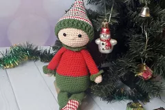 Christmas Crochet Elf Pattern By Funny Stitch