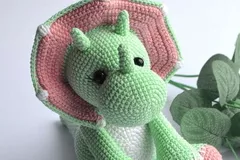 Amigurumi dinosaur free pattern