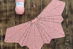 Butterfly shawl crochet pattern free