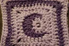 Moon granny square