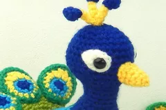 Peacock crochet