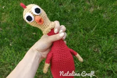 Amigurumi Rubber Chicken