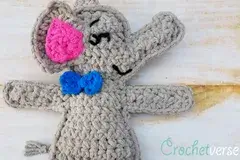 Easy Elephant Ragdoll Crochet Pattern