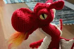 Fire Breathing Dragon crochet pattern