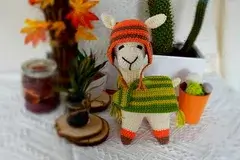 Amigurumi Llama Picchu Crochet Llama