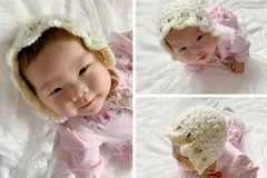 Easy Lace Bonnet For Baby Girl