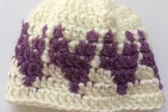 Hearts Baby Beanie Pattern