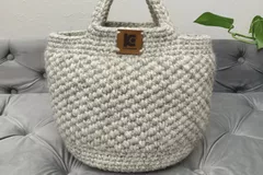 Crochet Basket Bag