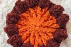 How To Make A Popcorn Crochet Flower Free Pattern