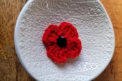 5 Minute Poppy Free Crochet Pattern