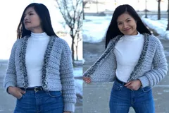 Crochet Crop Top Sweater Free Pattern