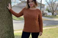 Basketweave Pullover Free Crochet Pattern