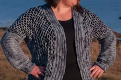 Airy Denim Cardigan Free Crochet Pattern