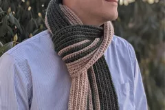 The Double Stripe Scarf Free Crochet Pattern