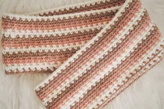 Retro Infinity Scarf Free Crochet Pattern