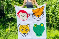 Jungle Animals Blanket