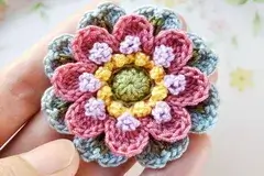 Sweet Flower Free Crochet Pattern