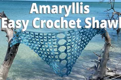 Amaryllis Easy Crochet Shawl