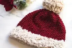 Faux Fur Santa Suzette Hat