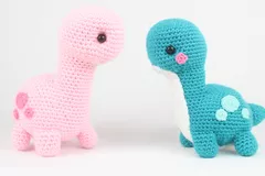 Crochet amigurumi dinosaur