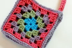 Granny Square Purse Crochet Pattern