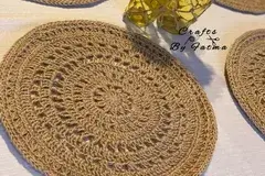 Jute Crochet Placemat