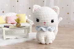 Kitty, the little white kitten pattern