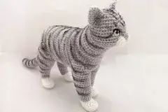 Realistic cat - crochet pattern