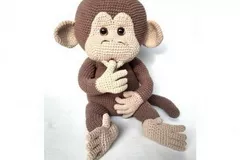 Wild Life XXL - Monkey Charly - Crochet pattern