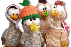 Crochet Pattern EDD und FRED The crazy Birds