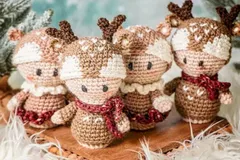 Cute Amigurumi Crochet Deer