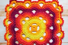 Modified Virus Crochet Blanket Pattern