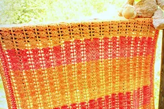 Sweet Sunset Baby Blanket