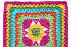 Ziggidy Zaggy Crochet Square