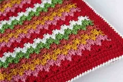 Granny Spike Stitch Crochet Blanket