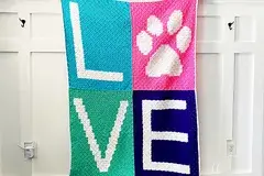 Paw Print Blanket