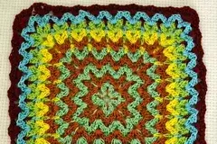 Bargello Crochet Afghan Block