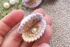 Amigurumi Seashell with pearl Crochet Pattern