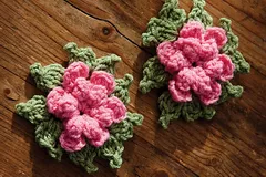 Red Heart Forever Crochet Flowers