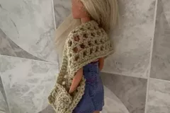 Fashion Doll Pocket Shawl