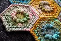 Crochet Merry-Go-Round Hexagons Pattern