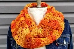 Autumn Sunrise Infinity Scarf