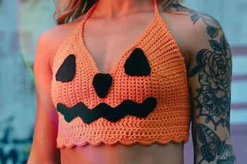 Spooky Crochet Top