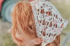 Crochet Brynn Kerchief Bandana Pattern